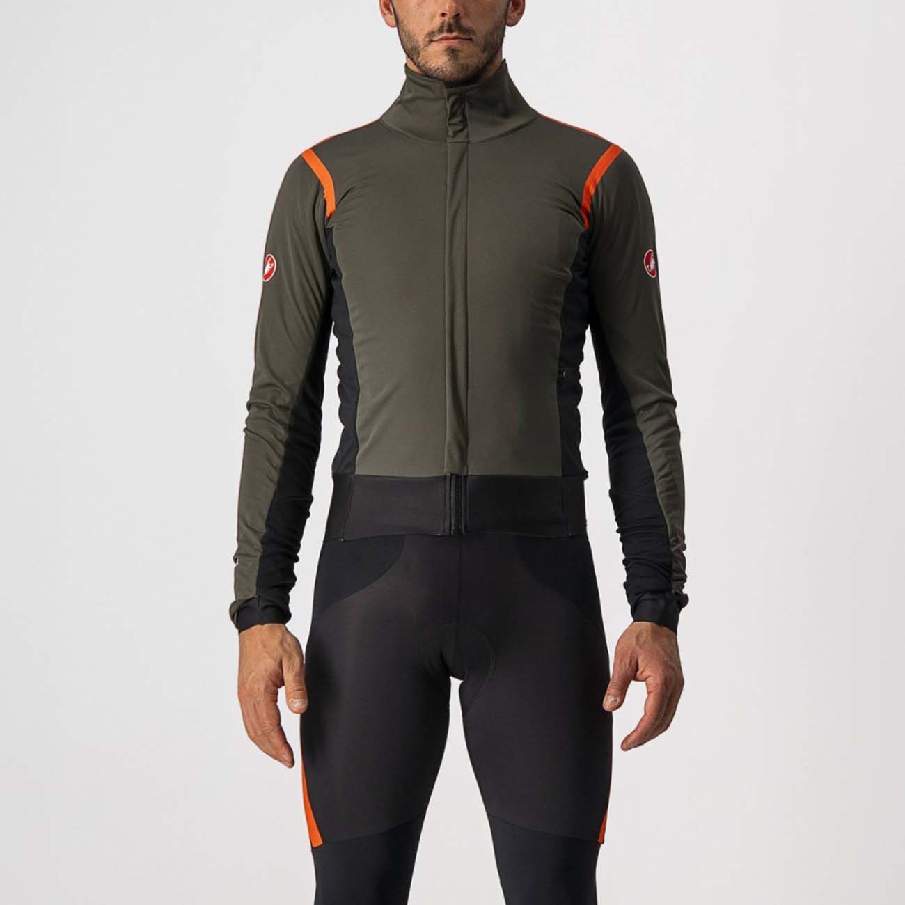 
                CASTELLI Cyklistická zateplená bunda - ALPHA RoS 2 - zelená 2XL
            