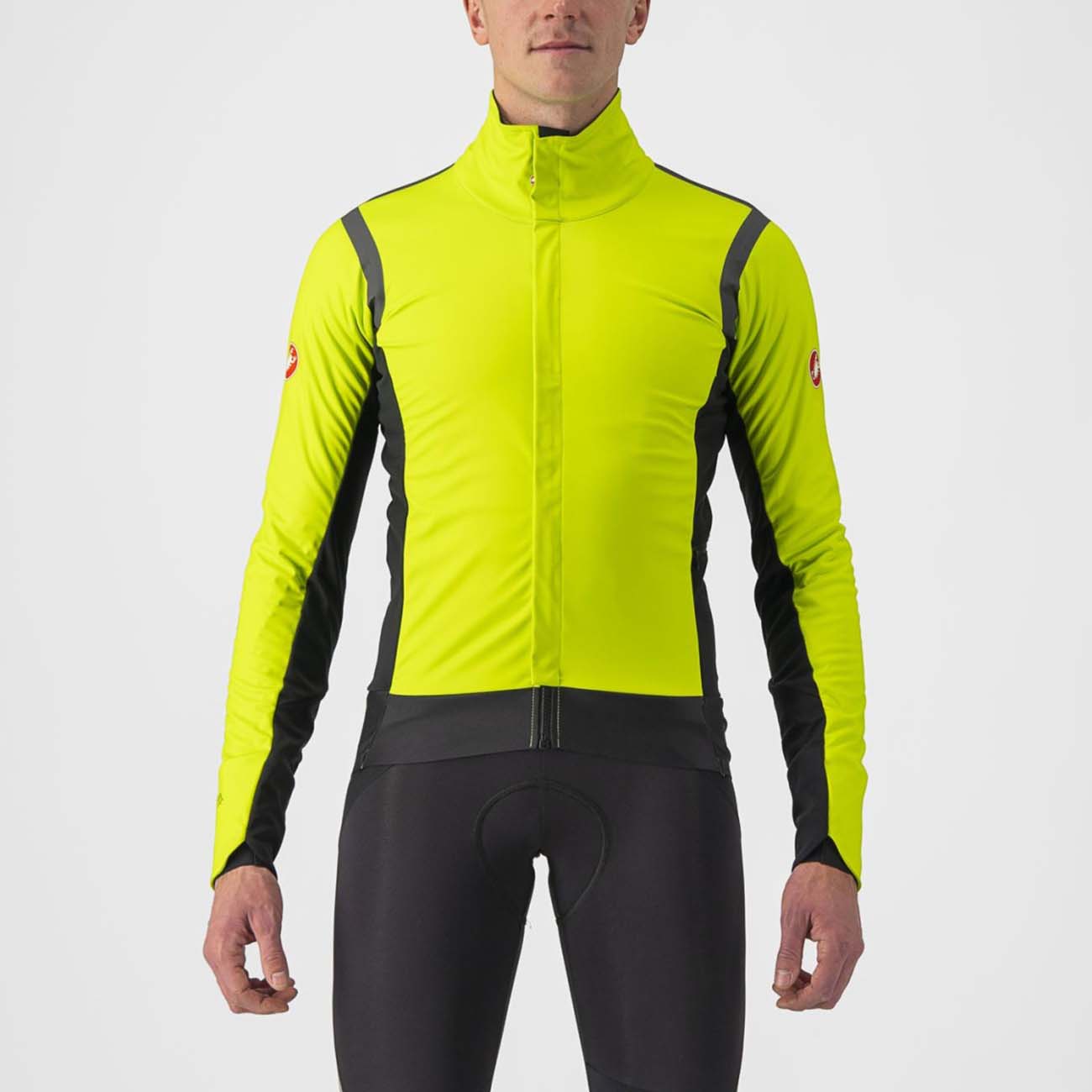 
                CASTELLI Cyklistická zateplená bunda - ALPHA RoS 2 - žlutá M
            