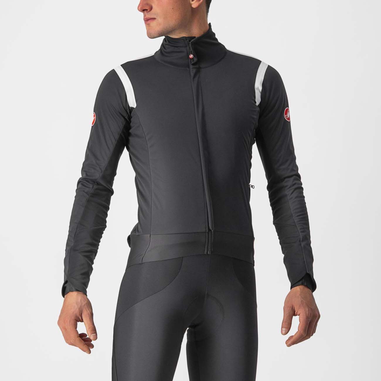 
                CASTELLI Cyklistická zateplená bunda - ALPHA RoS 2 - antracitová XL
            