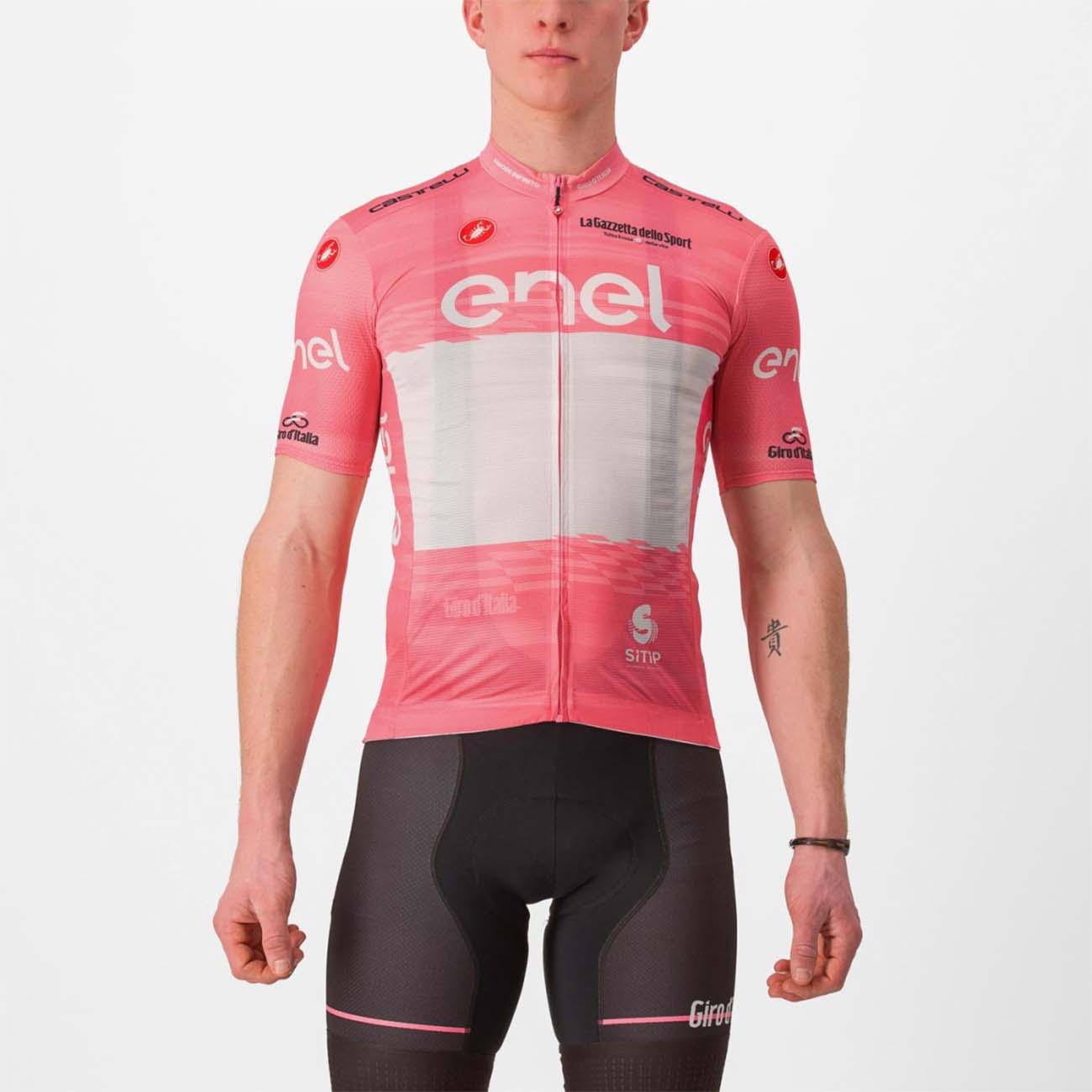 
                CASTELLI Cyklistický dres s krátkým rukávem - GIRO D\'ITALIA 2023 - růžová 3XL
            