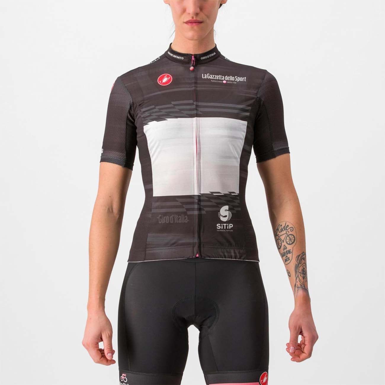 
                CASTELLI Cyklistický dres s krátkým rukávem - GIRO D\'ITALIA 2023 W - černá L
            