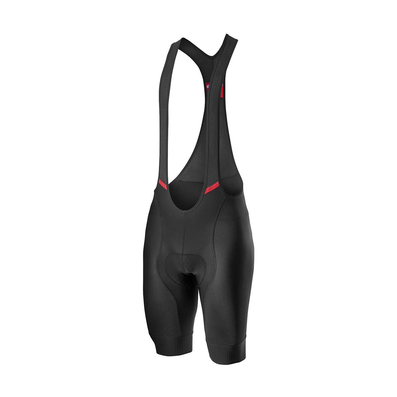 CASTELLI Cyklistické kalhoty krátké s laclem - COMPETIZIONE - černá M