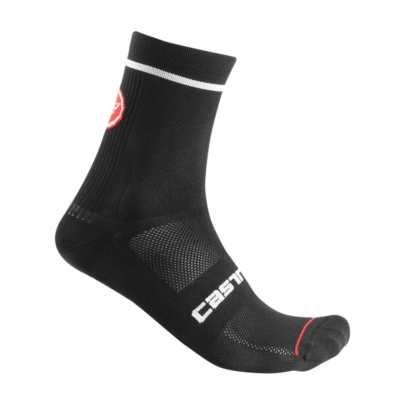 
                CASTELLI Cyklistické ponožky klasické - ENTRATA 13 - černá L-XL
            