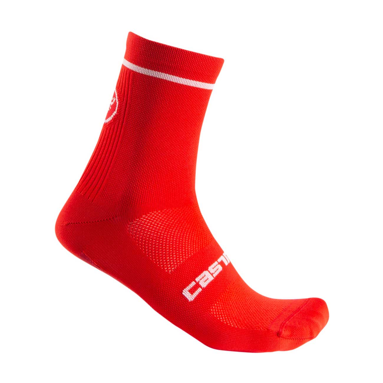 
                CASTELLI Cyklistické ponožky klasické - ENTRATA 13 - červená
            