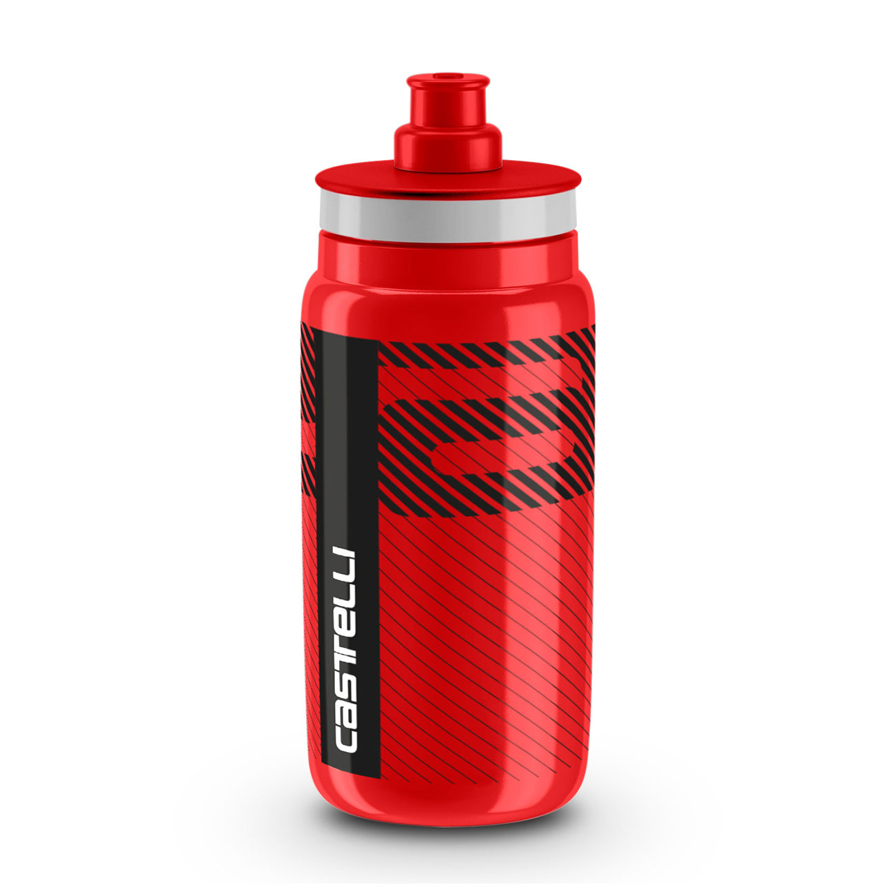 
                CASTELLI Cyklistická láhev na vodu - FLY TEAM 550 ML - červená
            