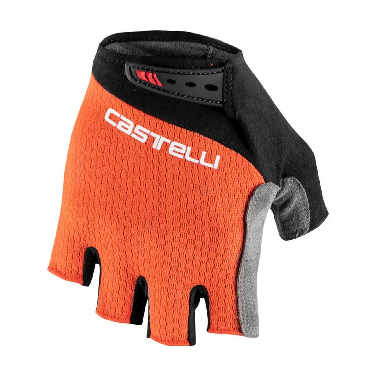 
                CASTELLI Cyklistické rukavice krátkoprsté - ENTRATA V - červená S
            
