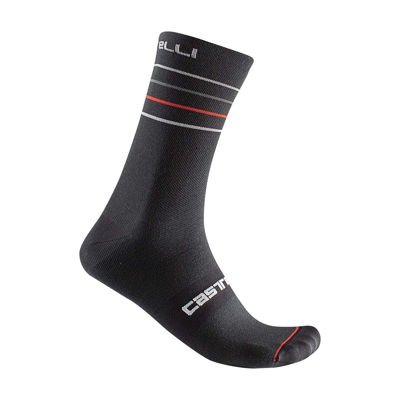 
                CASTELLI Cyklistické ponožky klasické - ENDURANCE 15 - černá
            