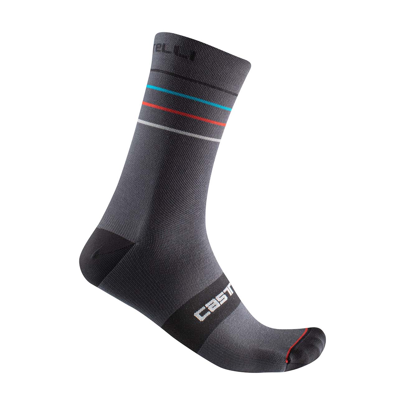 
                CASTELLI Cyklistické ponožky klasické - ENDURANCE 15 - šedá
            