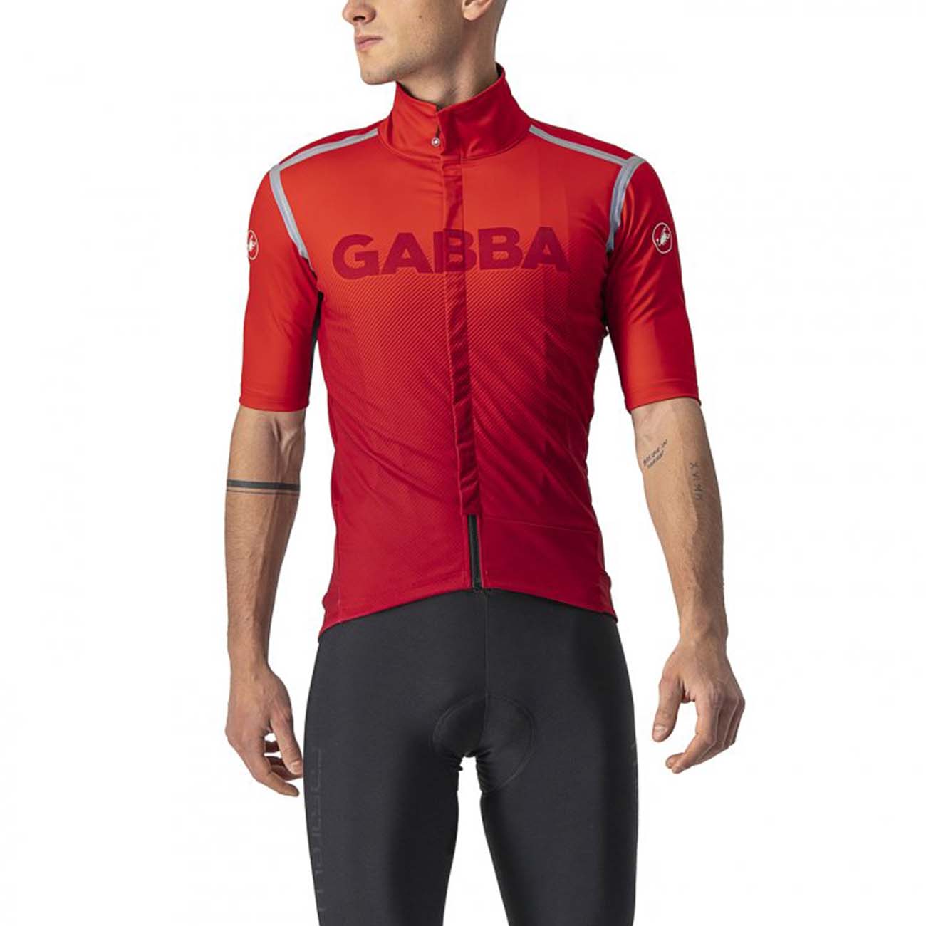 
                CASTELLI Cyklistický dres s krátkým rukávem - GABBA ROS SPECIAL  - červená M
            