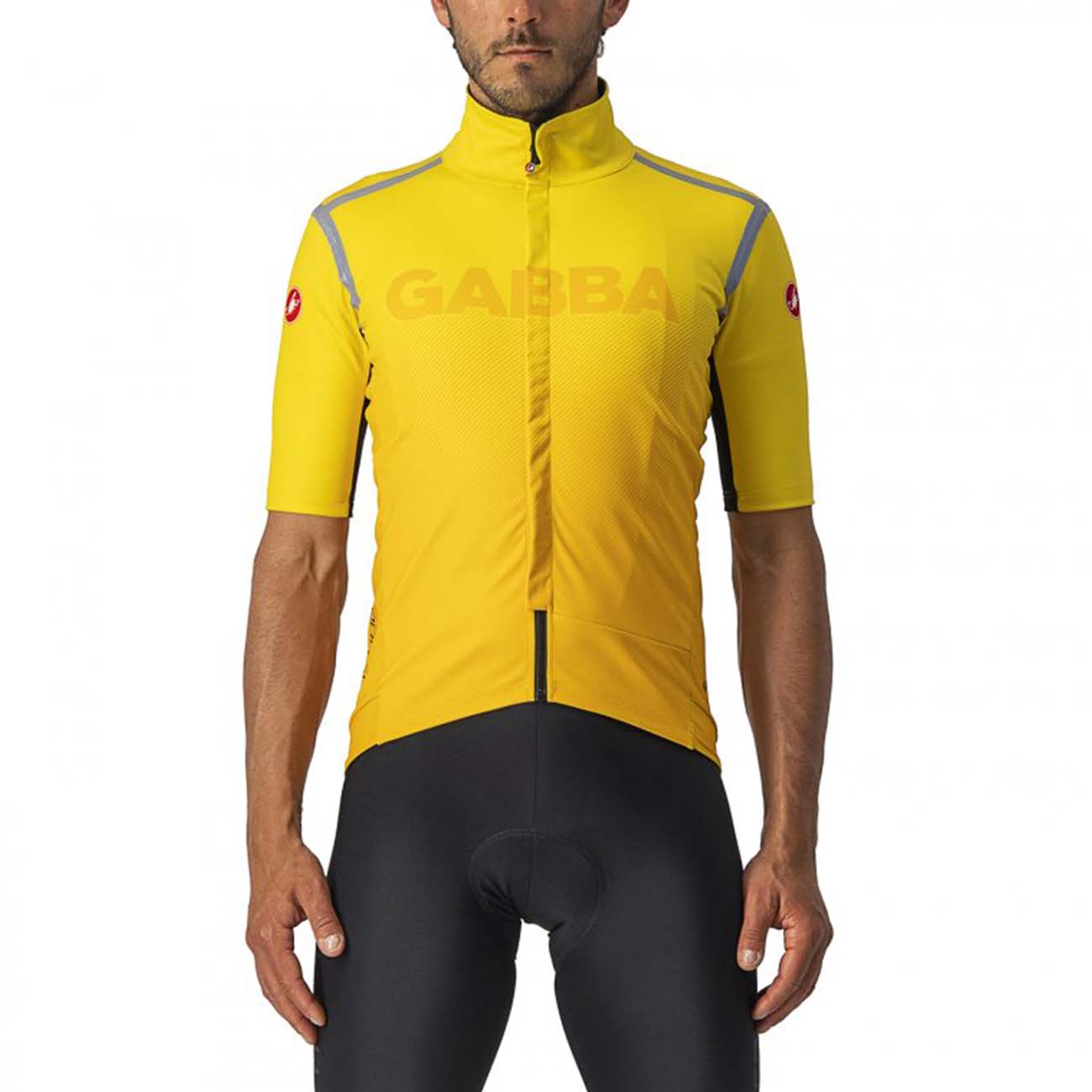 
                CASTELLI Cyklistický dres s krátkým rukávem - GABBA ROS SPECIAL - žlutá
            