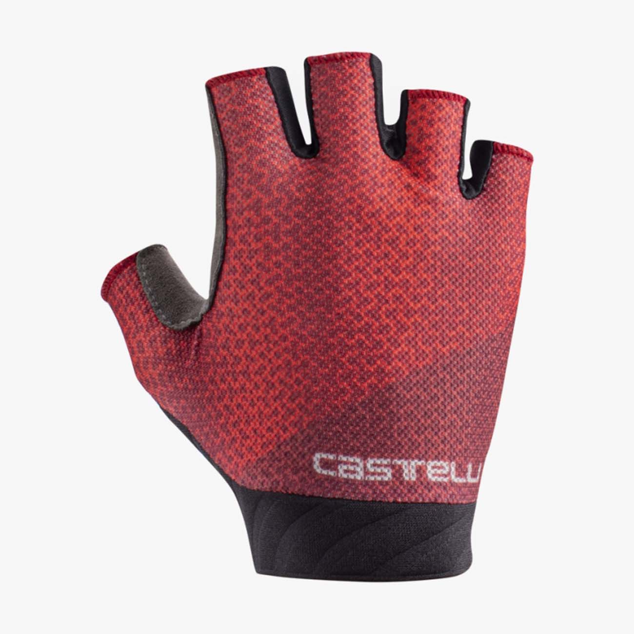 
                CASTELLI Cyklistické rukavice krátkoprsté - ROUBAIX GEL 2 LADY - bordó M
            