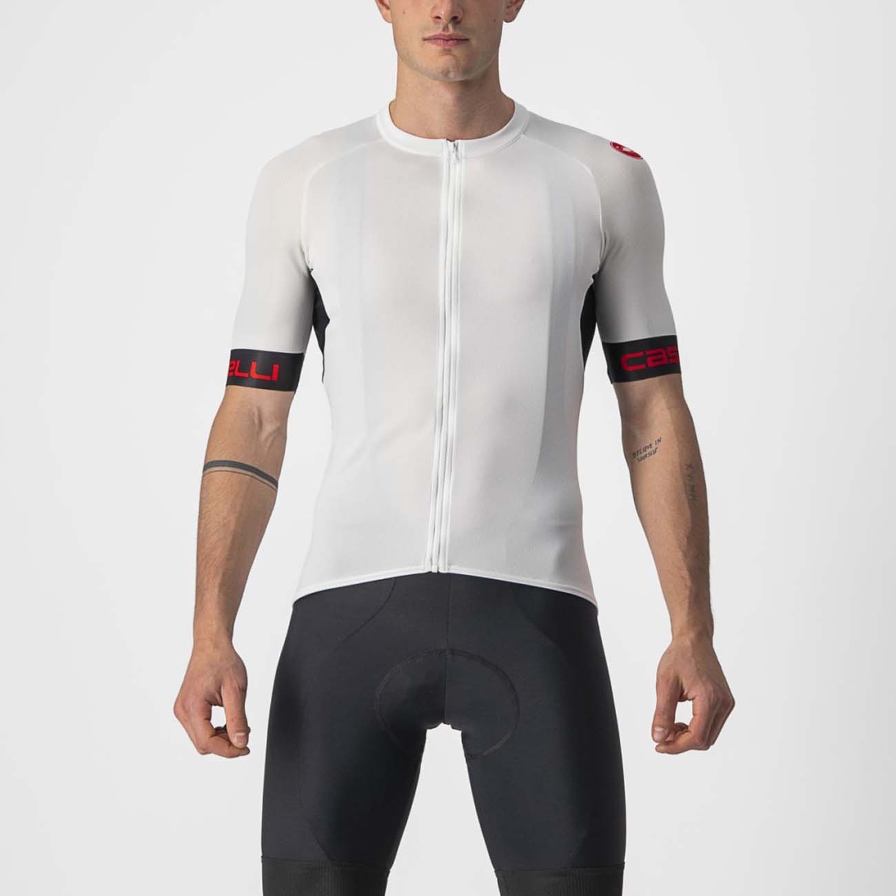 Levně CASTELLI Cyklistický dres s krátkým rukávem - ENTRATA VI - ivory