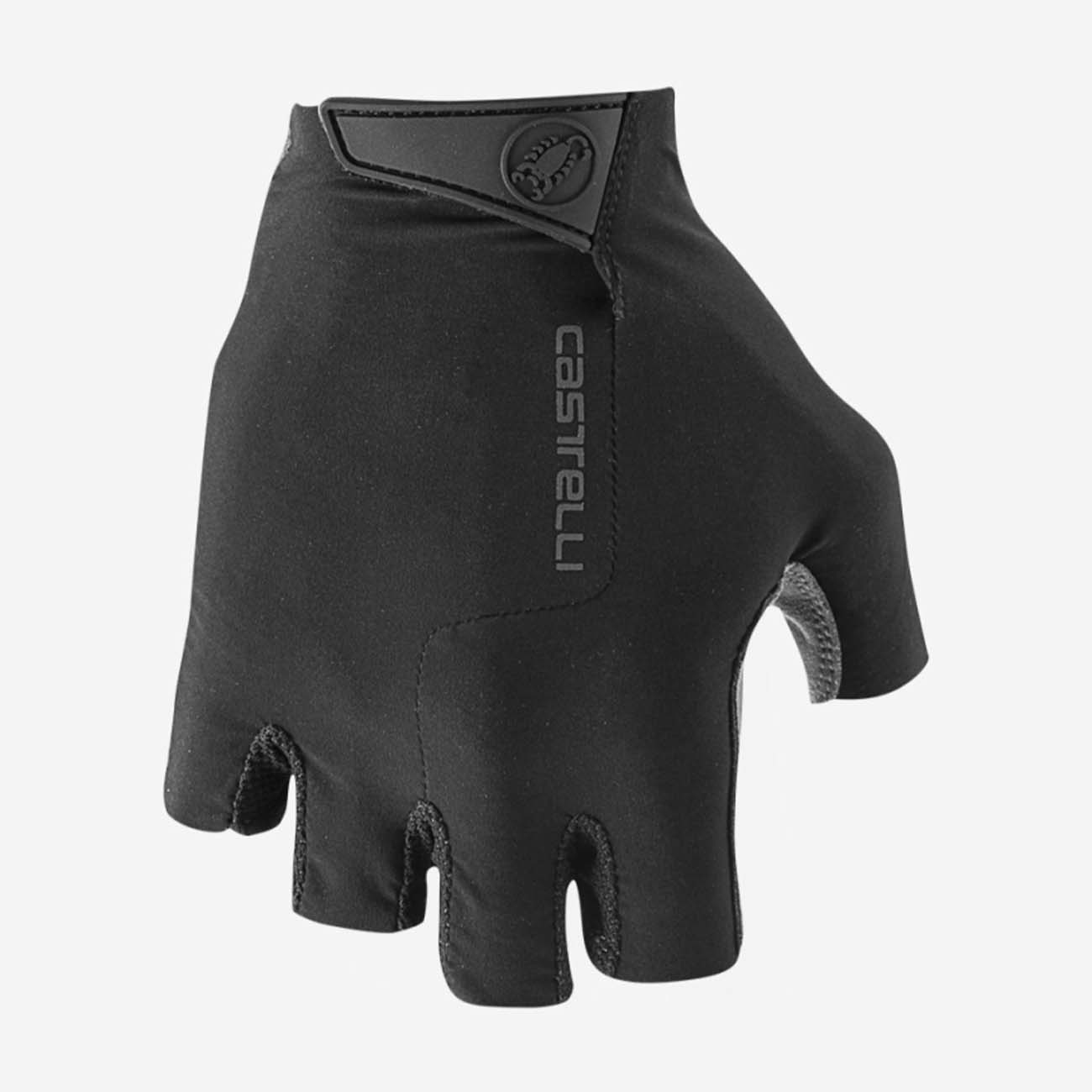 
                CASTELLI Cyklistické rukavice krátkoprsté - PREMIO - černá L
            