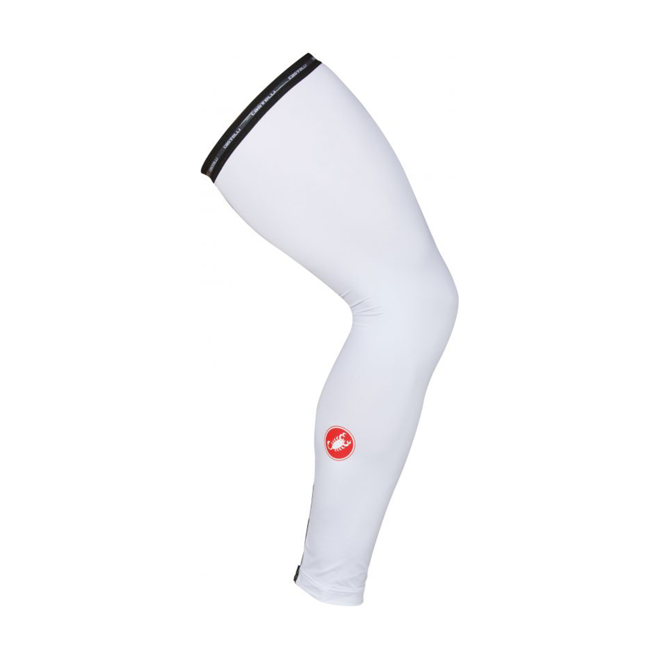 
                CASTELLI Cyklistické návleky na nohy - UPF 50+ - bílá S
            