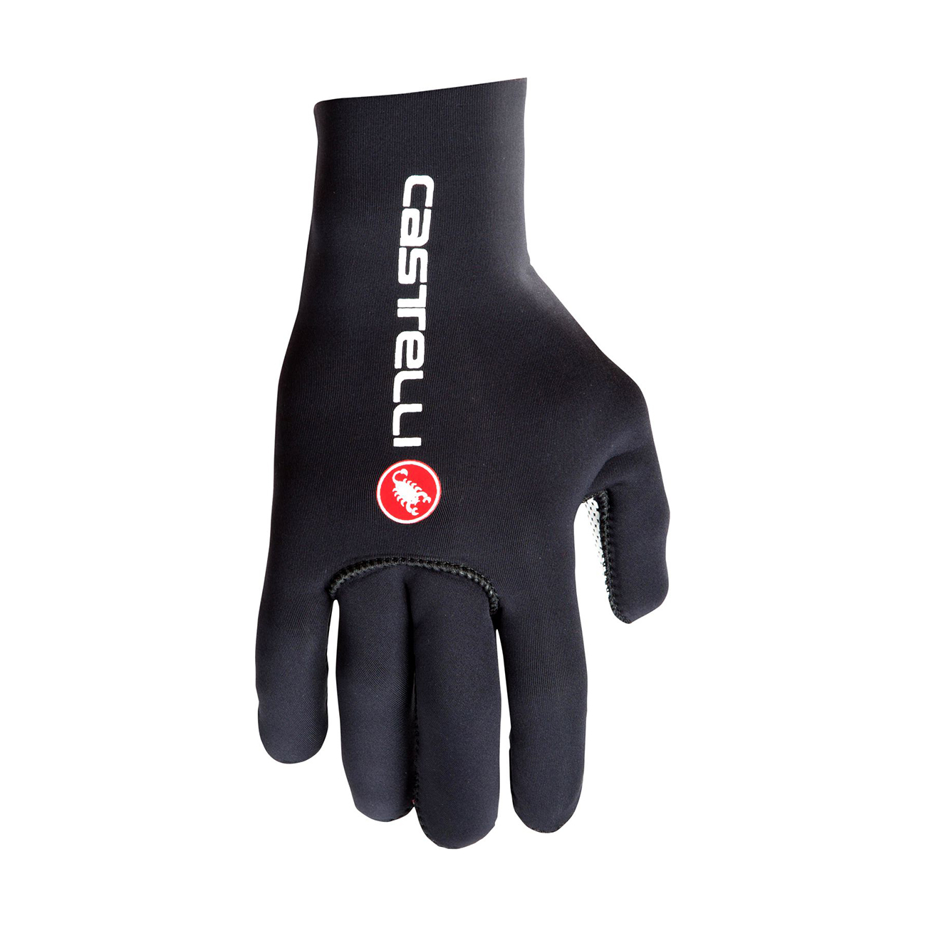 
                CASTELLI Cyklistické rukavice dlouhoprsté - DILUVIO C - černá/červená
            