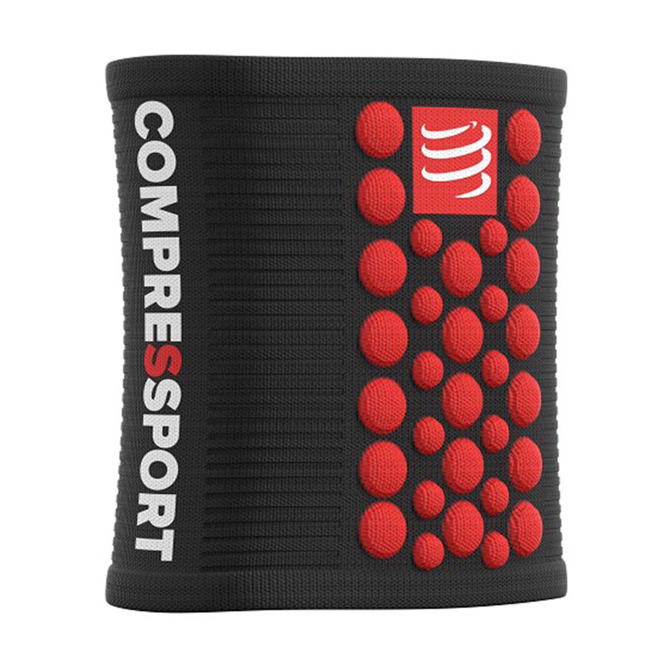 COMPRESSPORT potítko - 3D.DOTS - červená/černá