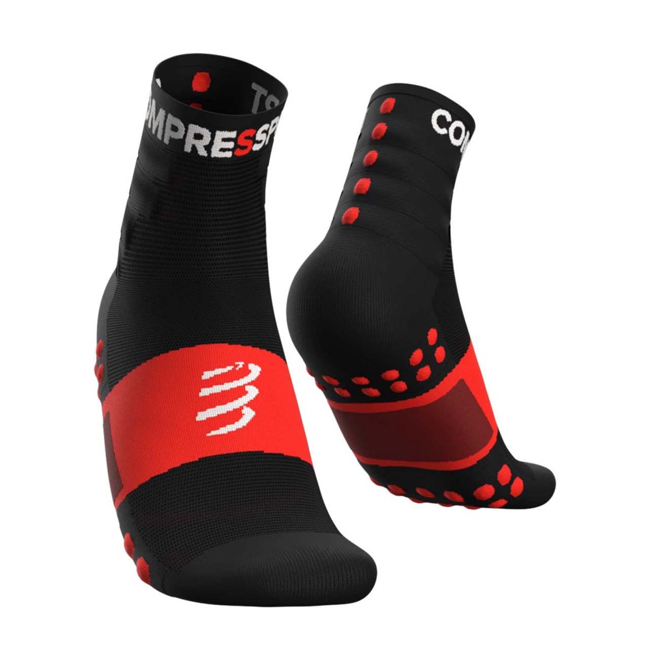 
                COMPRESSPORT Cyklistické ponožky klasické - TRAINING - černá
            