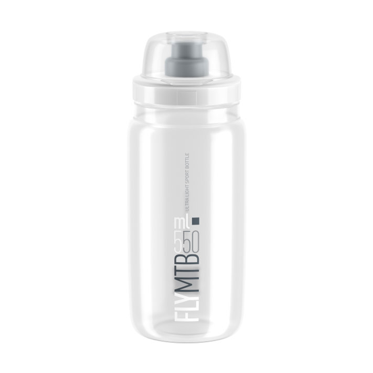 
                ELITE Cyklistická láhev na vodu - FLY MTB 550 ml - transparentní
            