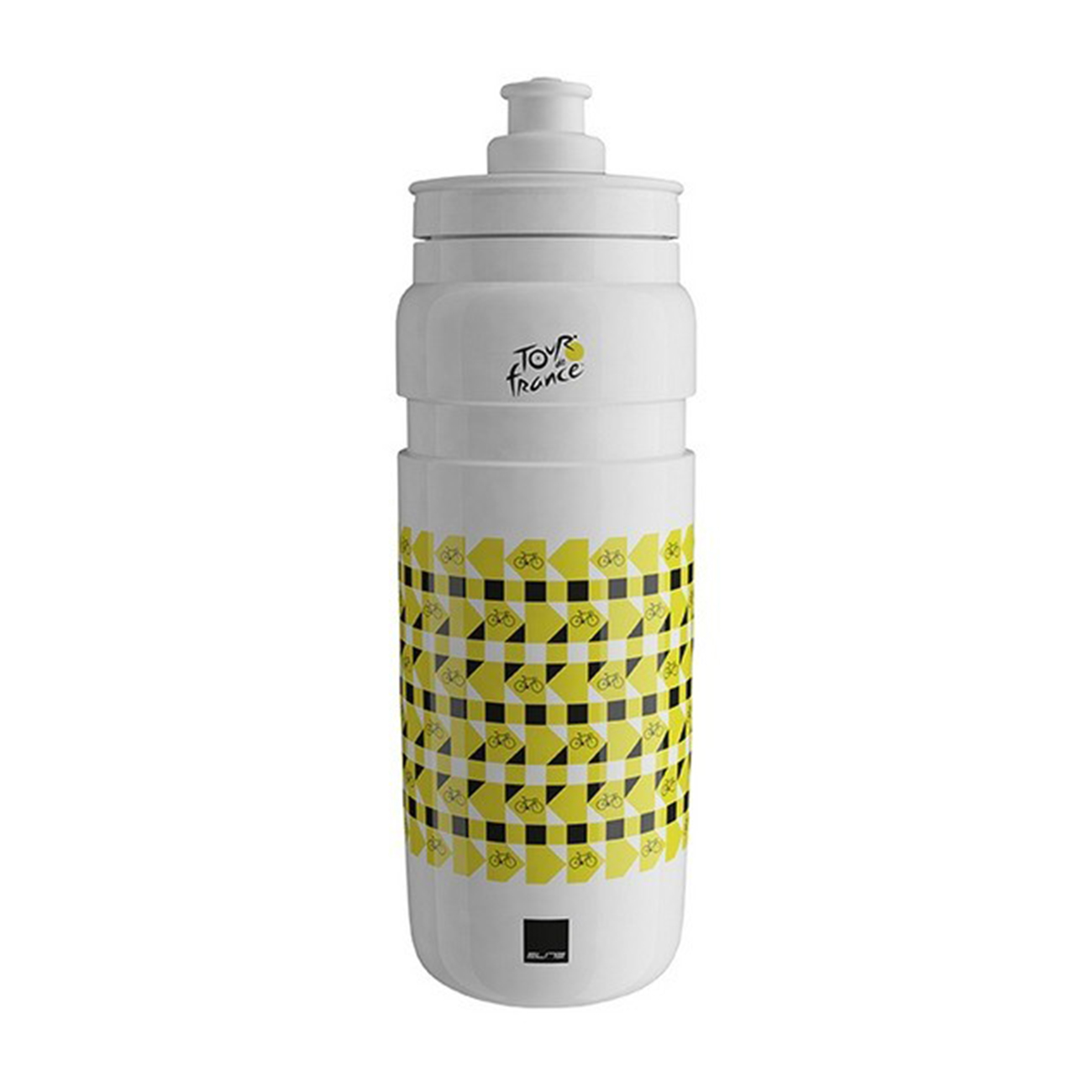 
                ELITE Cyklistická láhev na vodu - FLY TDF 750ml - žlutá/bílá
            