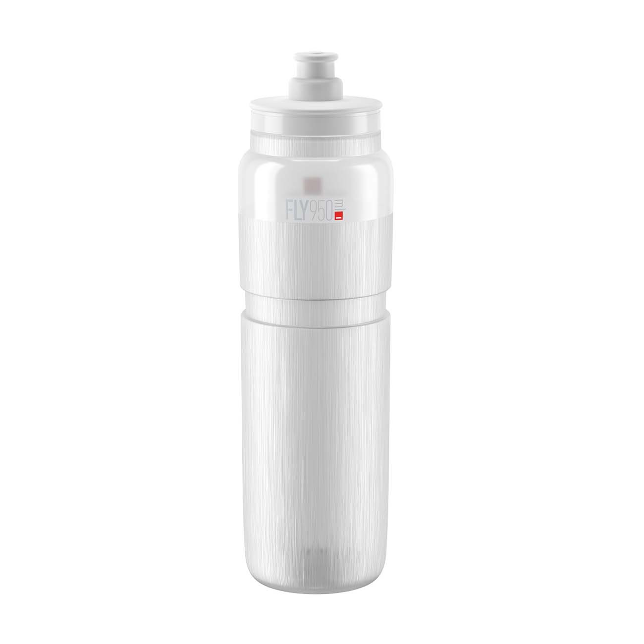 
                ELITE Cyklistická láhev na vodu - FLY TEX 950 ml - transparentní
            