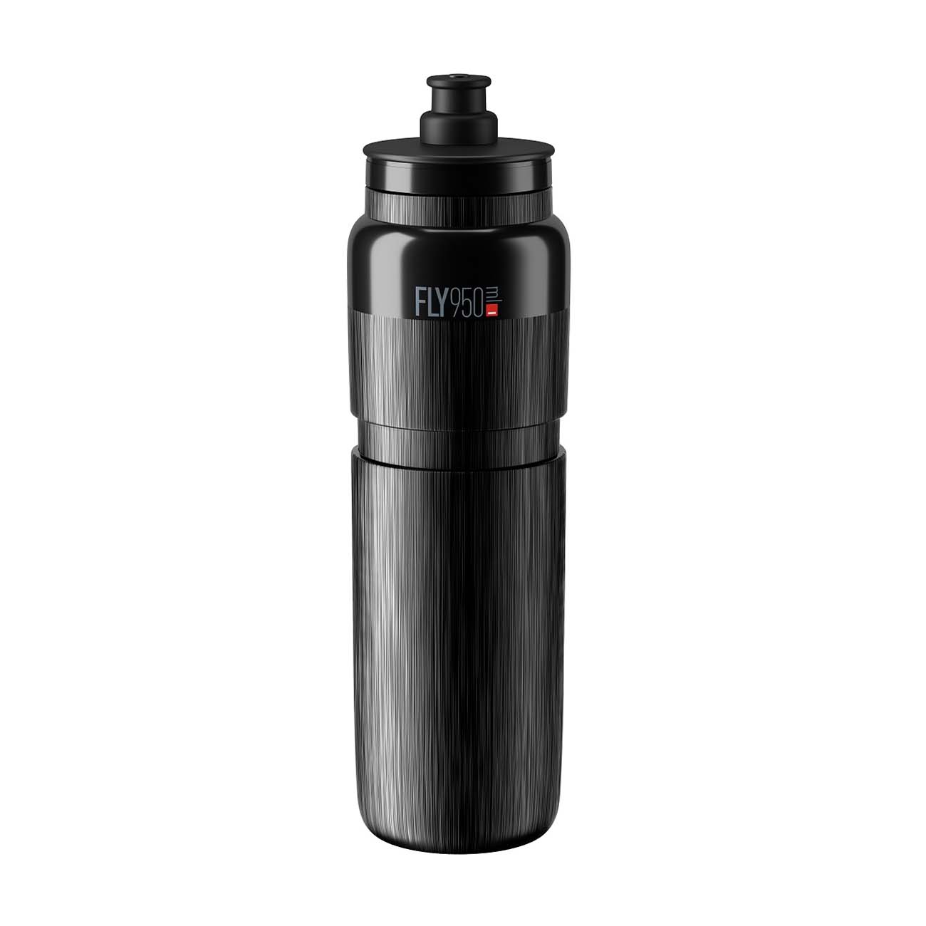 
                ELITE Cyklistická láhev na vodu - FLY TEX 950 ml - černá
            