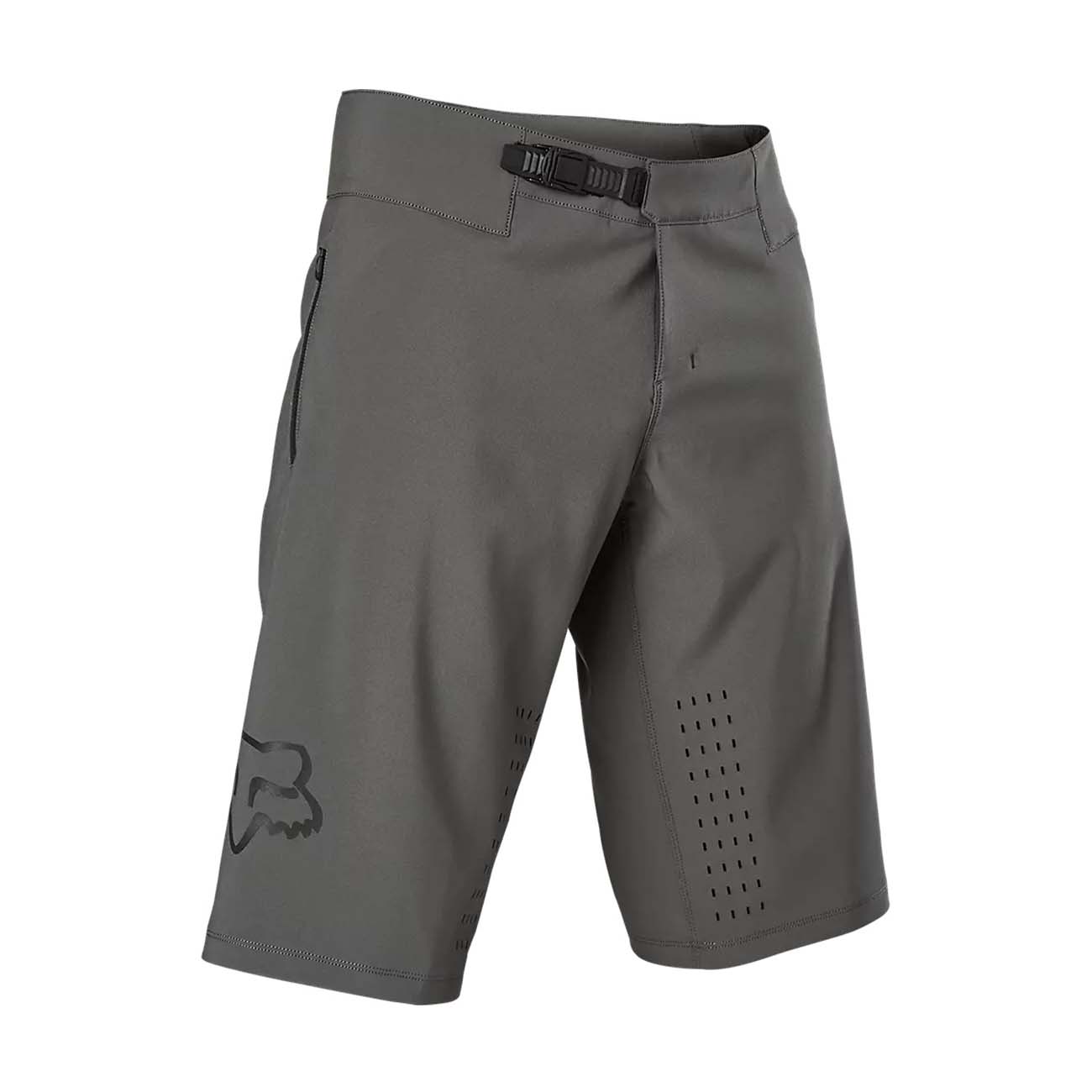 
                FOX Cyklistické kalhoty krátké bez laclu - DEFEND SHORTS - šedá 3XL
            