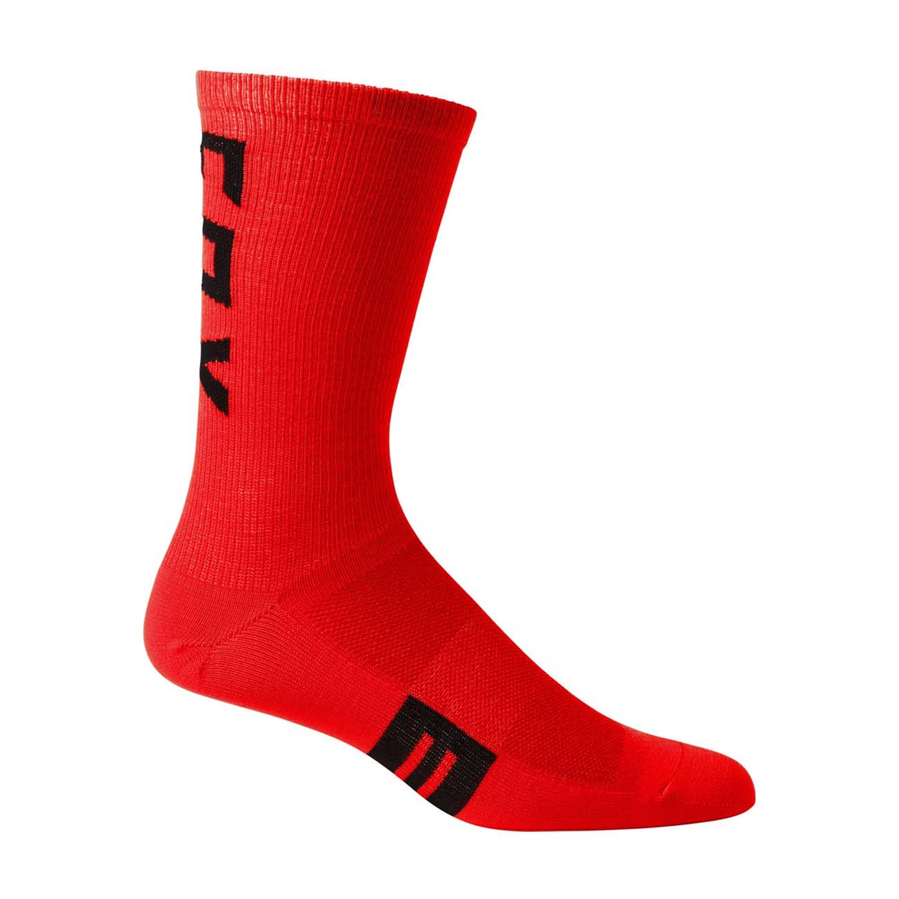 FOX Cyklistické ponožky klasické - FLEXAIR MERINO - červená S-M