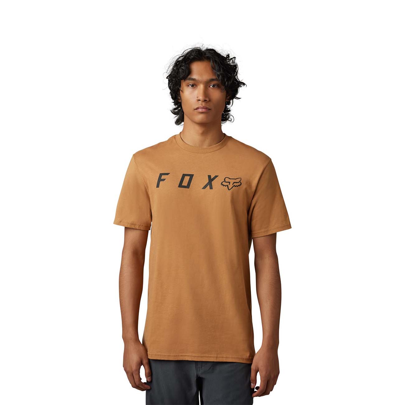 
                FOX Cyklistické triko s krátkým rukávem - ABSOLUTE - hnědá M
            