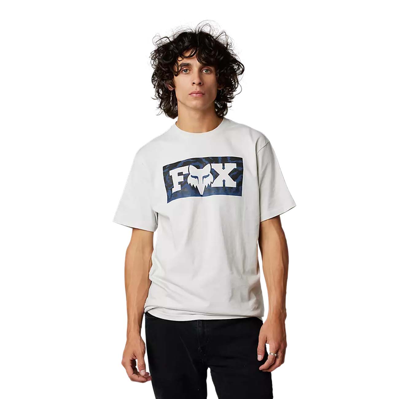 
                FOX Cyklistické triko s krátkým rukávem - NUKLR PREMIUM - šedá XL
            