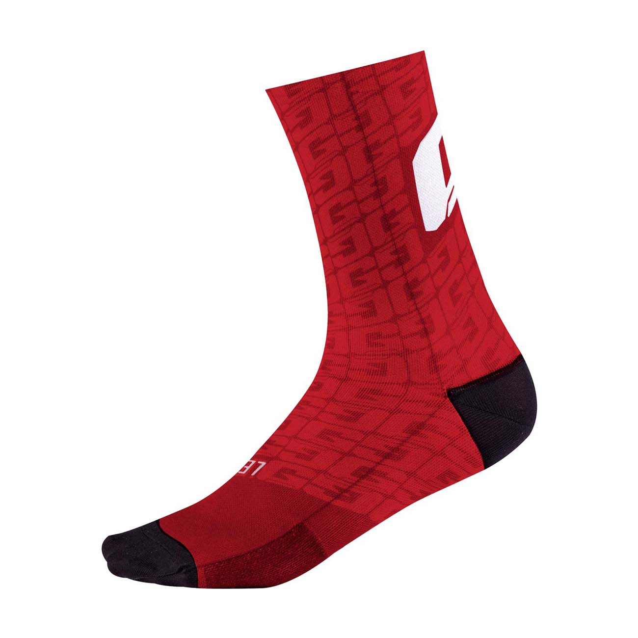 
                GAERNE Cyklistické ponožky klasické - MONOGRAM - červená
            