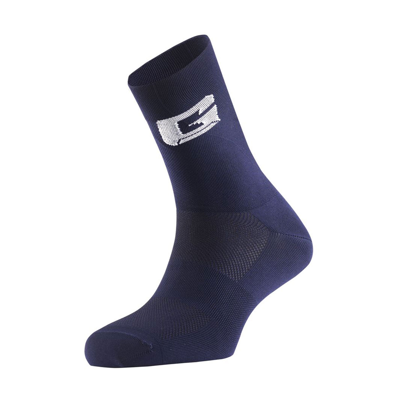 
                GAERNE Cyklistické ponožky klasické - PROFESSIONAL - bílá/modrá
            