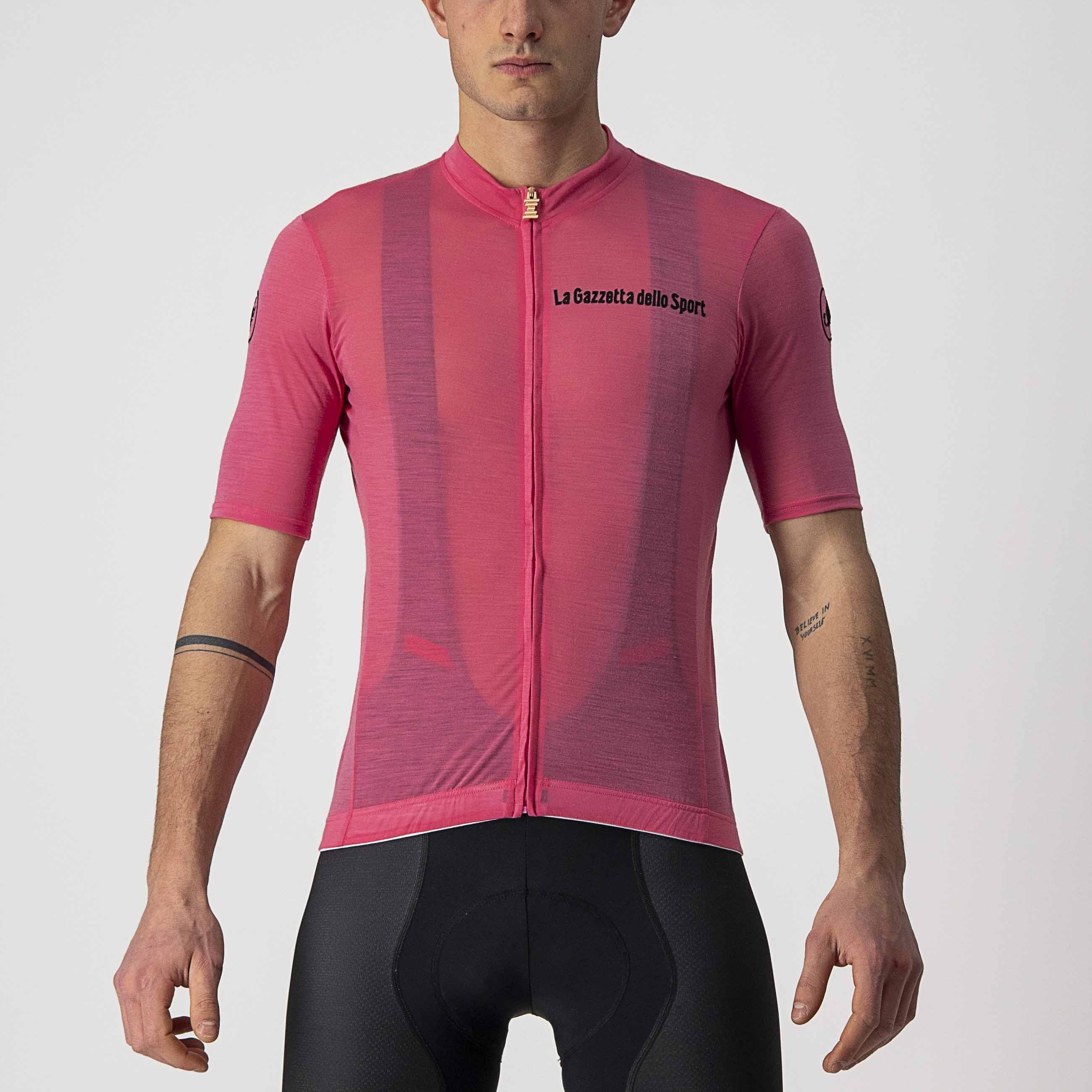 
                CASTELLI Cyklistický dres s krátkým rukávem - GIRO \'21 MAGLIA ROSA - růžová
            