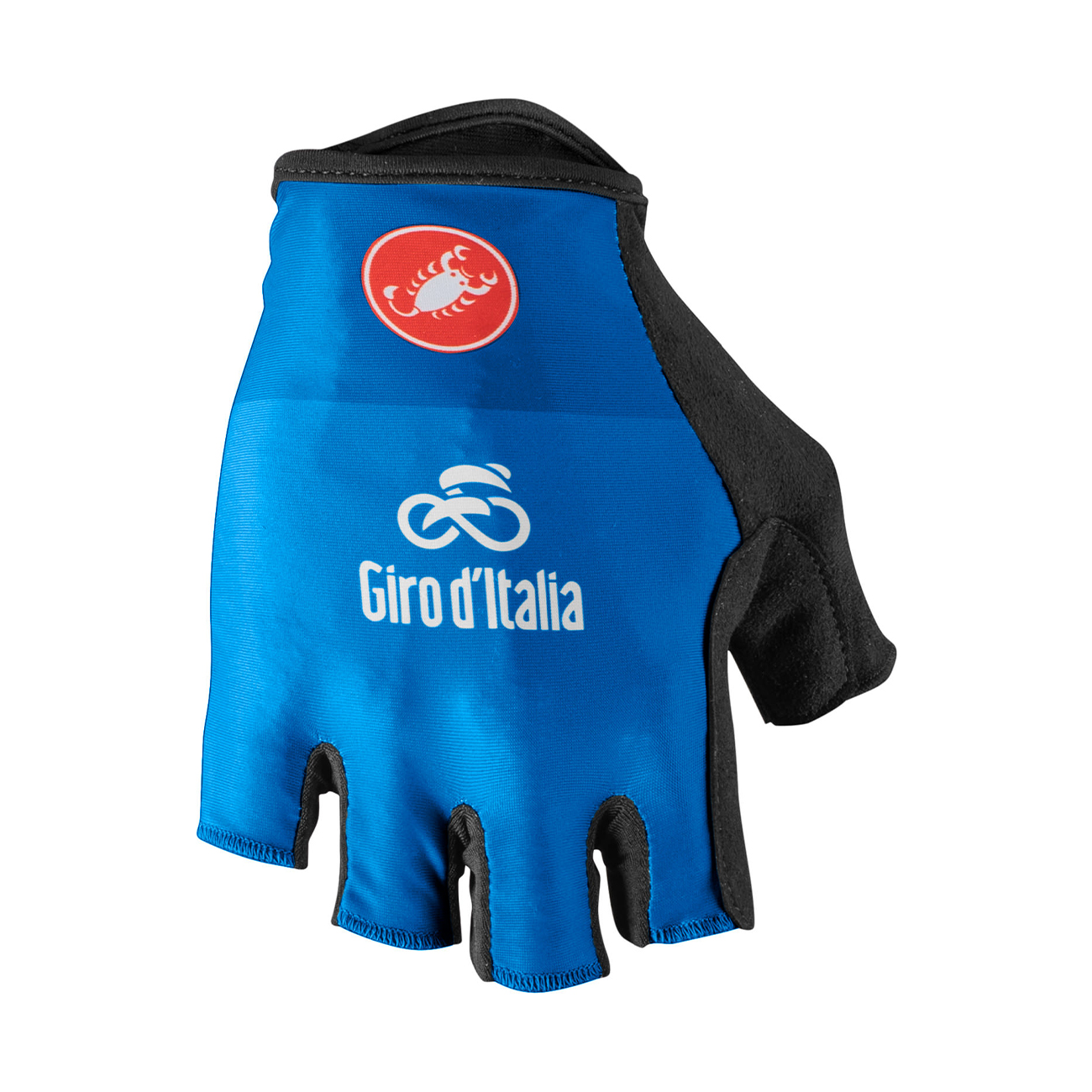 
                CASTELLI Cyklistické rukavice krátkoprsté - GIRO D\'ITALIA - modrá S
            