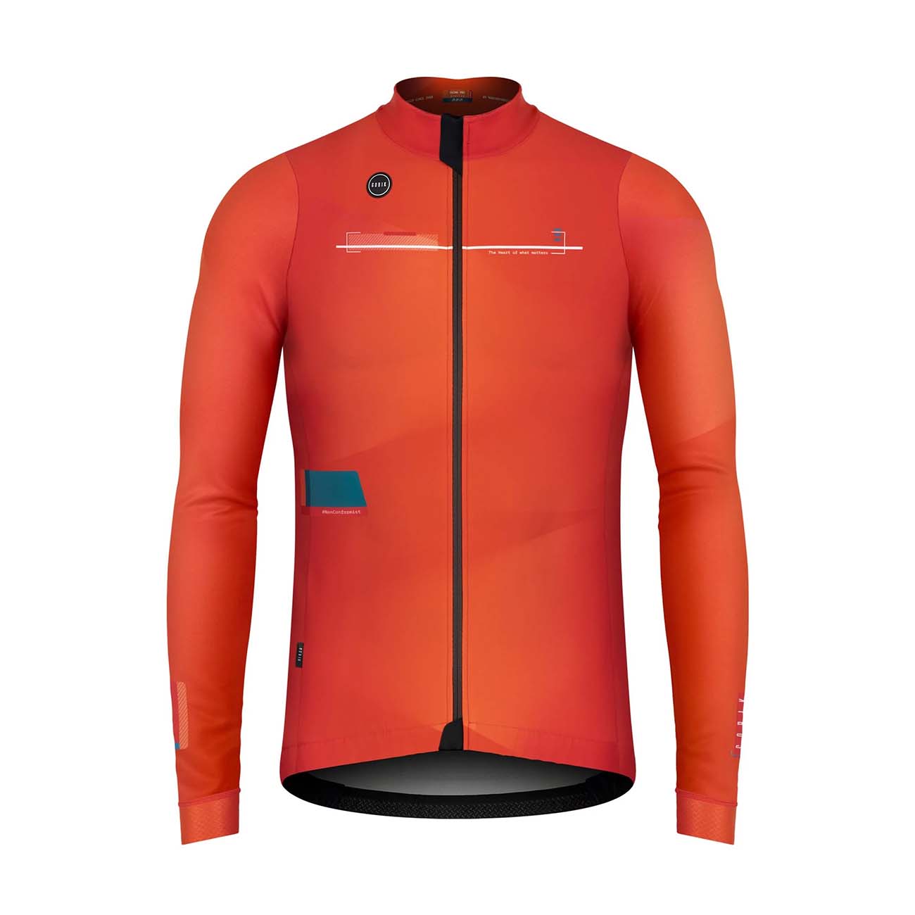 Levně GOBIK Cyklistická zateplená bunda - SKIMO PRO THERMAL - oranžová