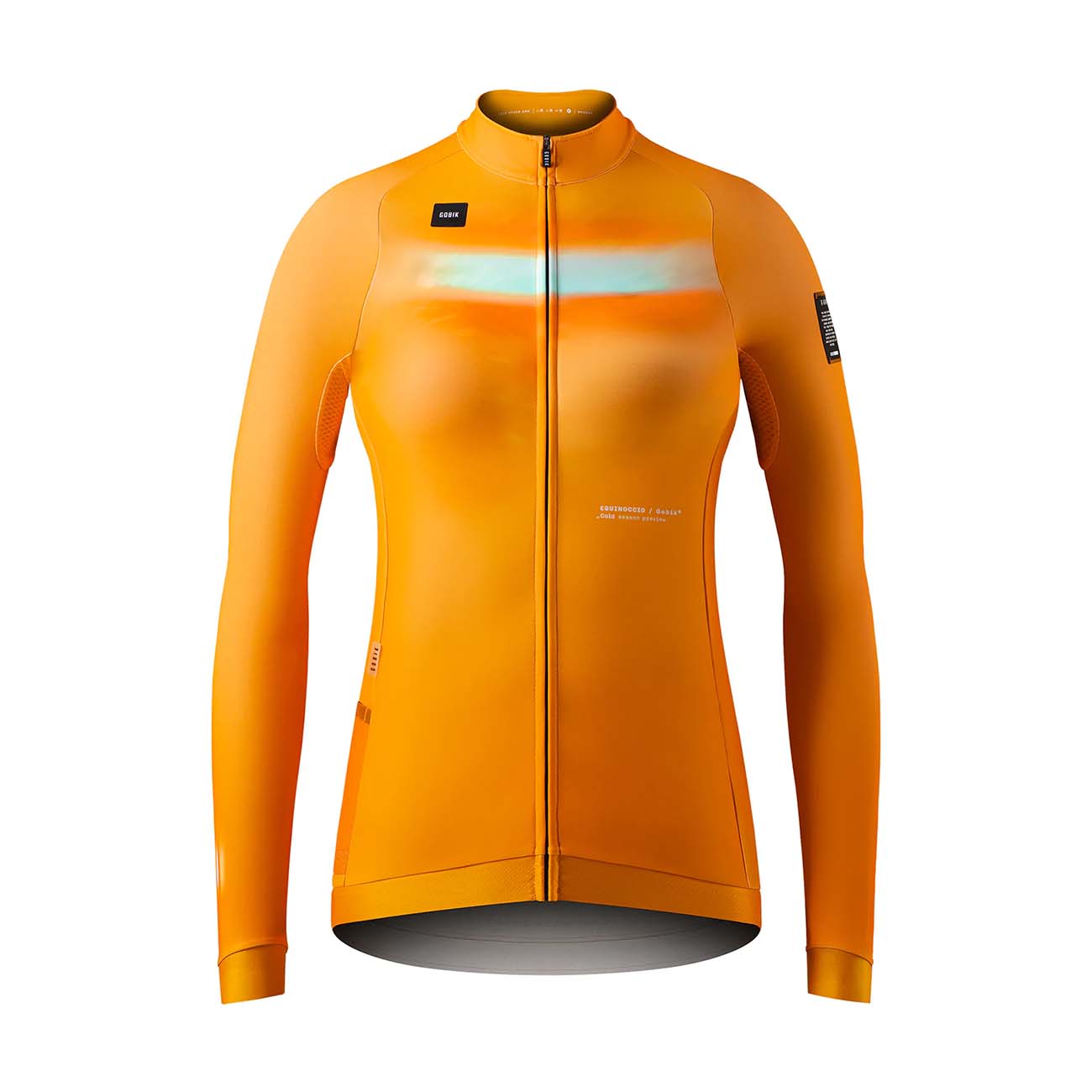 
                GOBIK Cyklistický dres s dlouhým rukávem zimní - HYDER LADY - oranžová S
            