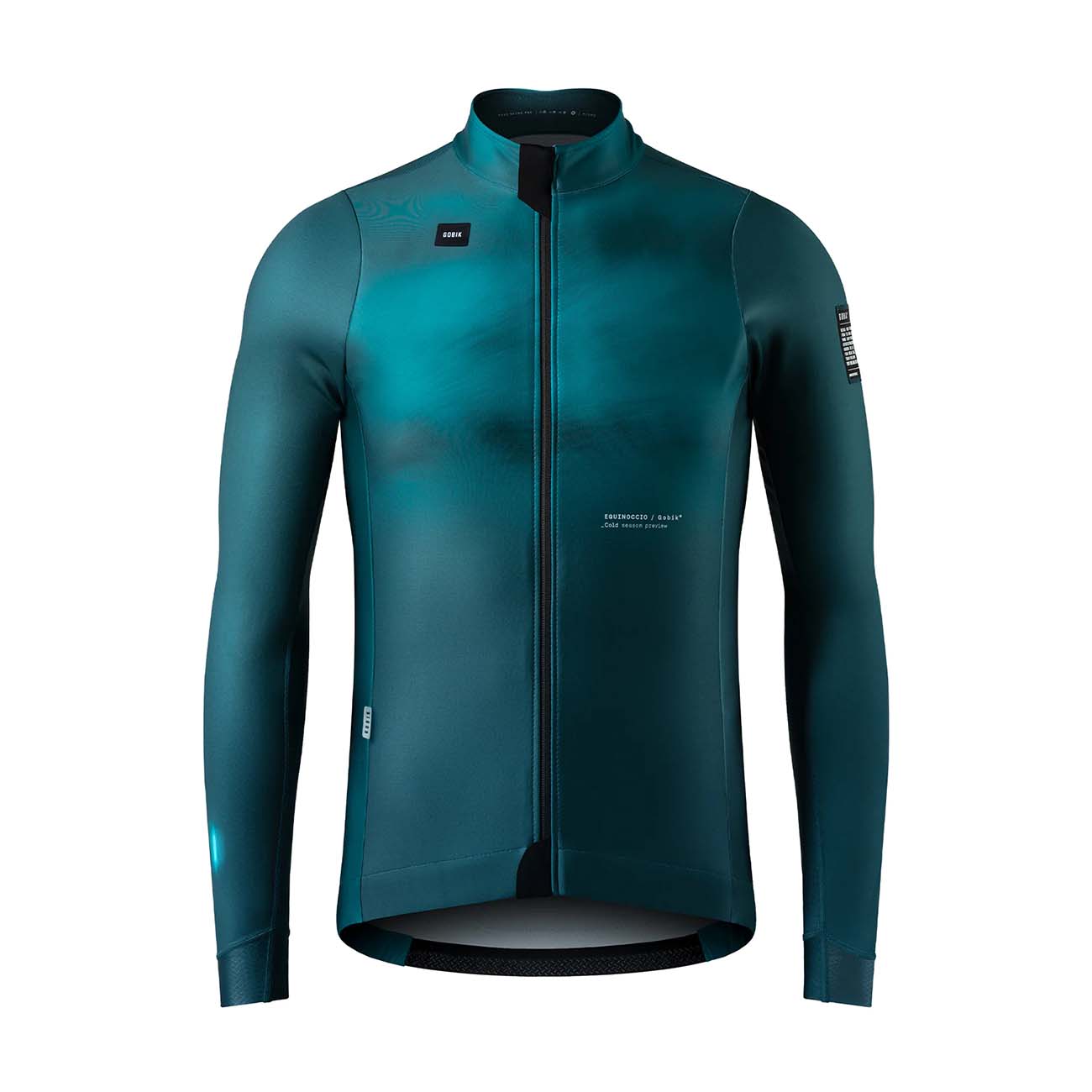 Levně GOBIK Cyklistická zateplená bunda - SKIMO PRO THERMAL - modrá