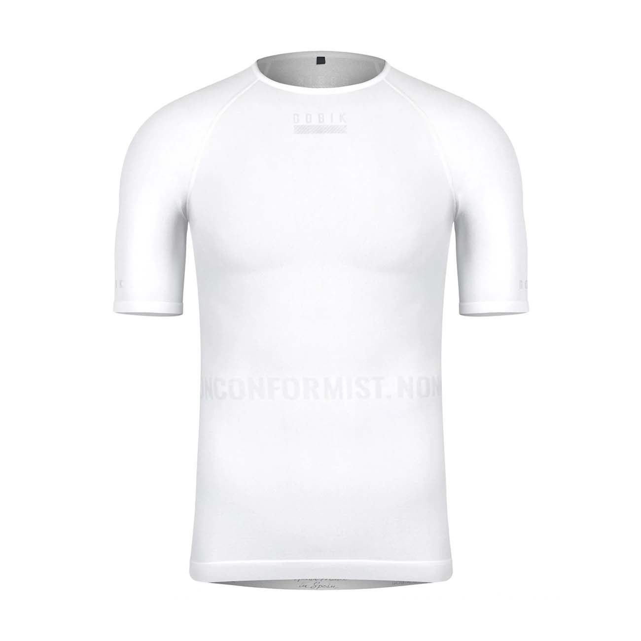 GOBIK Cyklistické triko s krátkým rukávem - LIMBER SKIN - bílá