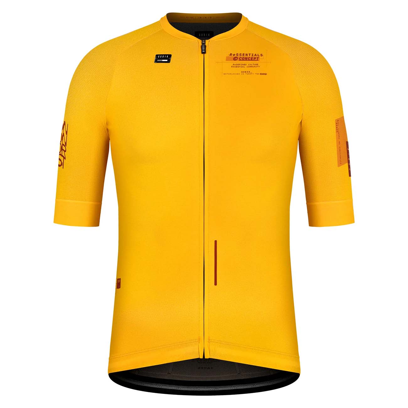 
                GOBIK Cyklistický dres s krátkým rukávem - CX PRO 2.0 - žlutá 2XL
            