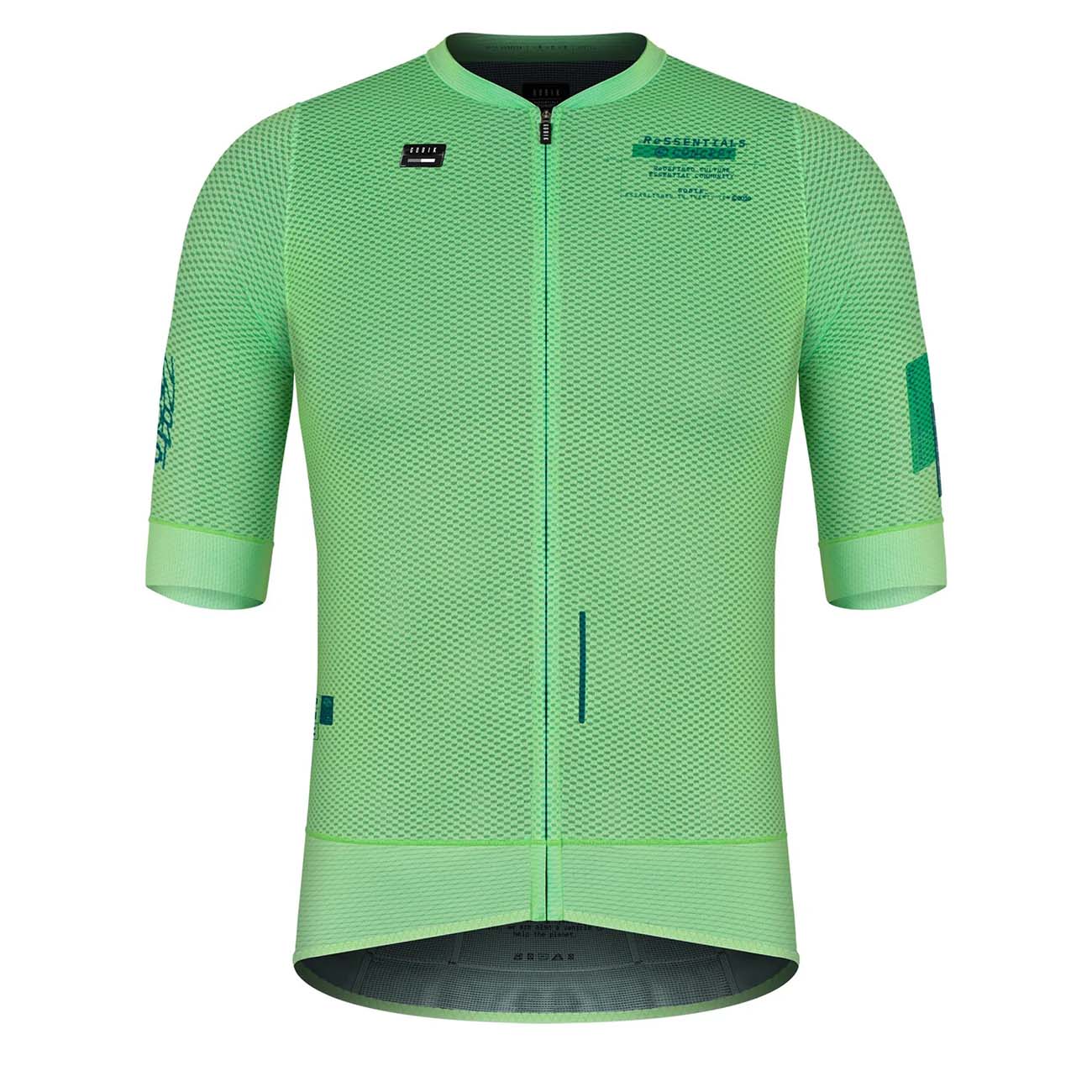 
                GOBIK Cyklistický dres s krátkým rukávem - CARRERA 2.0 - světle zelená
            
