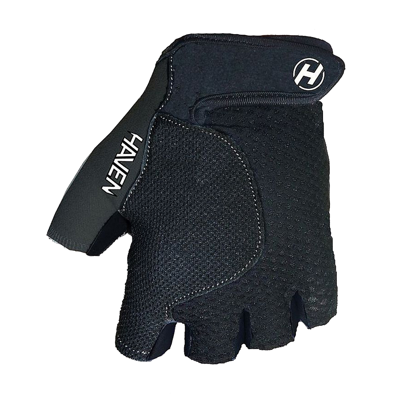 
                HAVEN Cyklistické rukavice krátkoprsté - KIOWA SHORT - černá XL
            