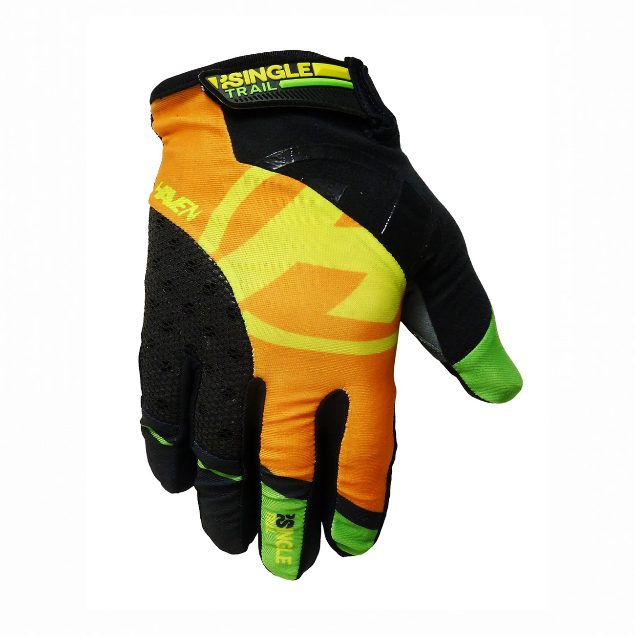 
                HAVEN Cyklistické rukavice dlouhoprsté - SINGLETRAIL LONG - černá/oranžová 3XL
            