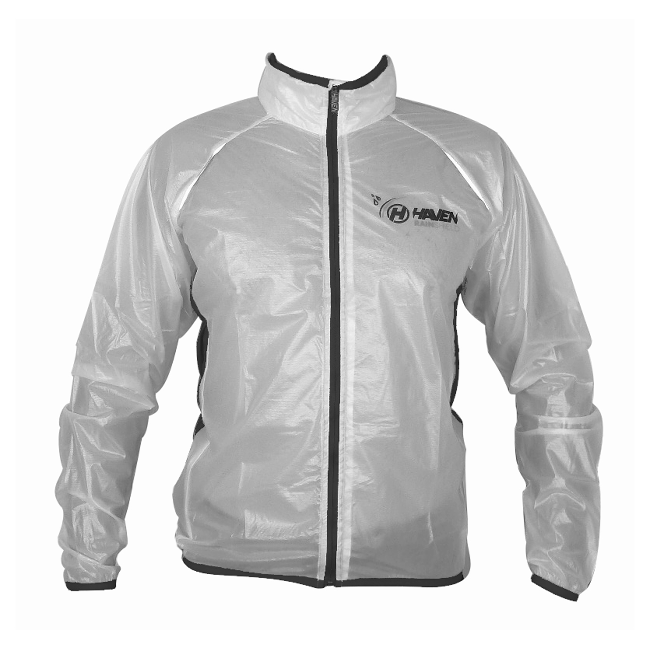 
                HAVEN Cyklistická voděodolná pláštěnka - RAINSHIELD - bílá/černá 4XL
            