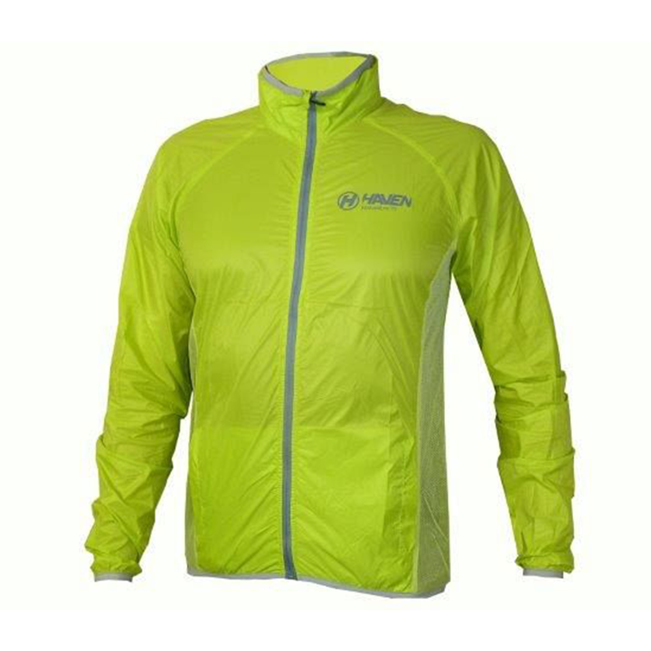 Levně HAVEN Cyklistická větruodolná bunda - FEATHERLITE BREATH - zelená 2XL