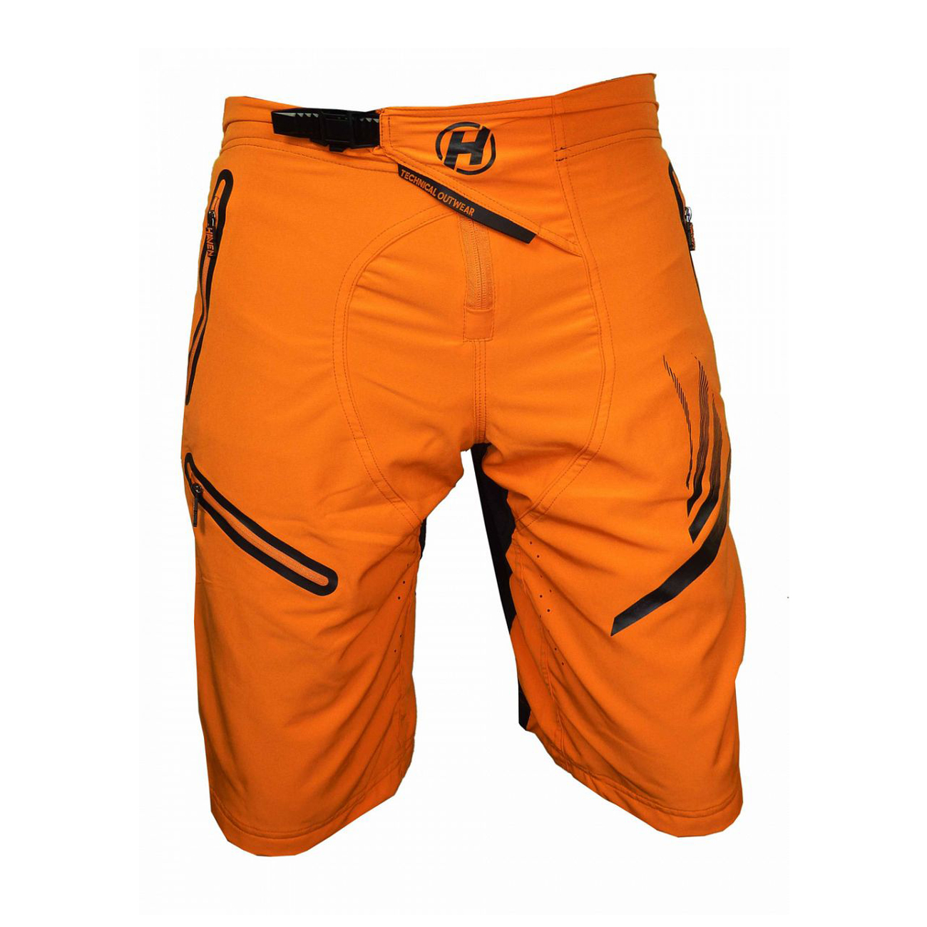 
                HAVEN Cyklistické kalhoty krátké bez laclu - ENERGIZER - oranžová M
            