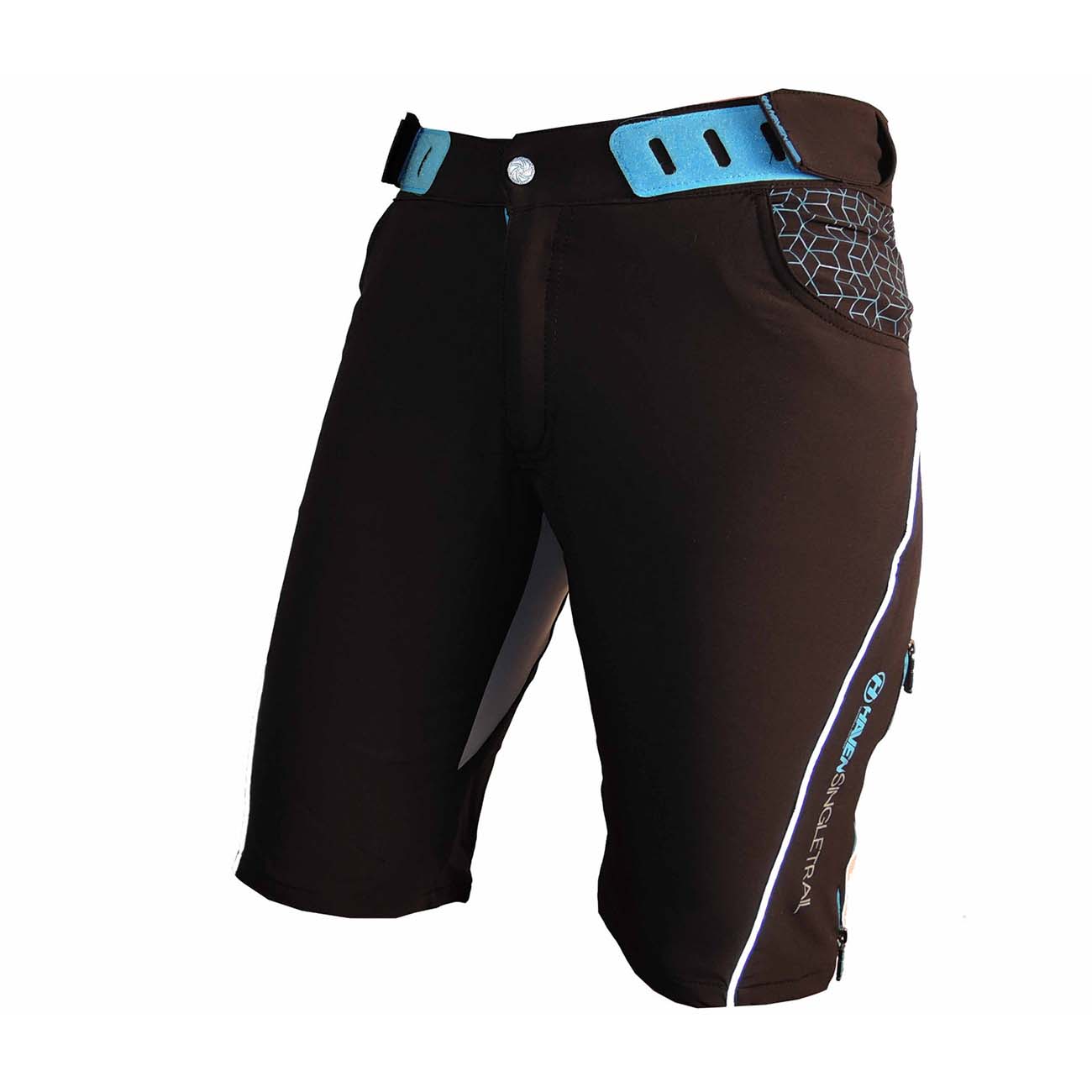 
                HAVEN Cyklistické kalhoty krátké bez laclu - SINGLETRAIL WMS - modrá/černá XL
            