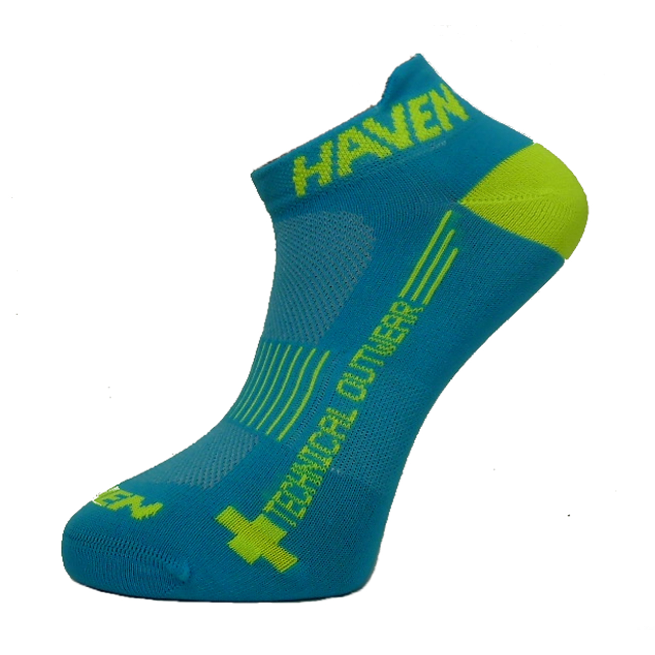 
                HAVEN Cyklistické ponožky klasické - SNAKE SILVER NEO - žlutá/modrá 37-39
            