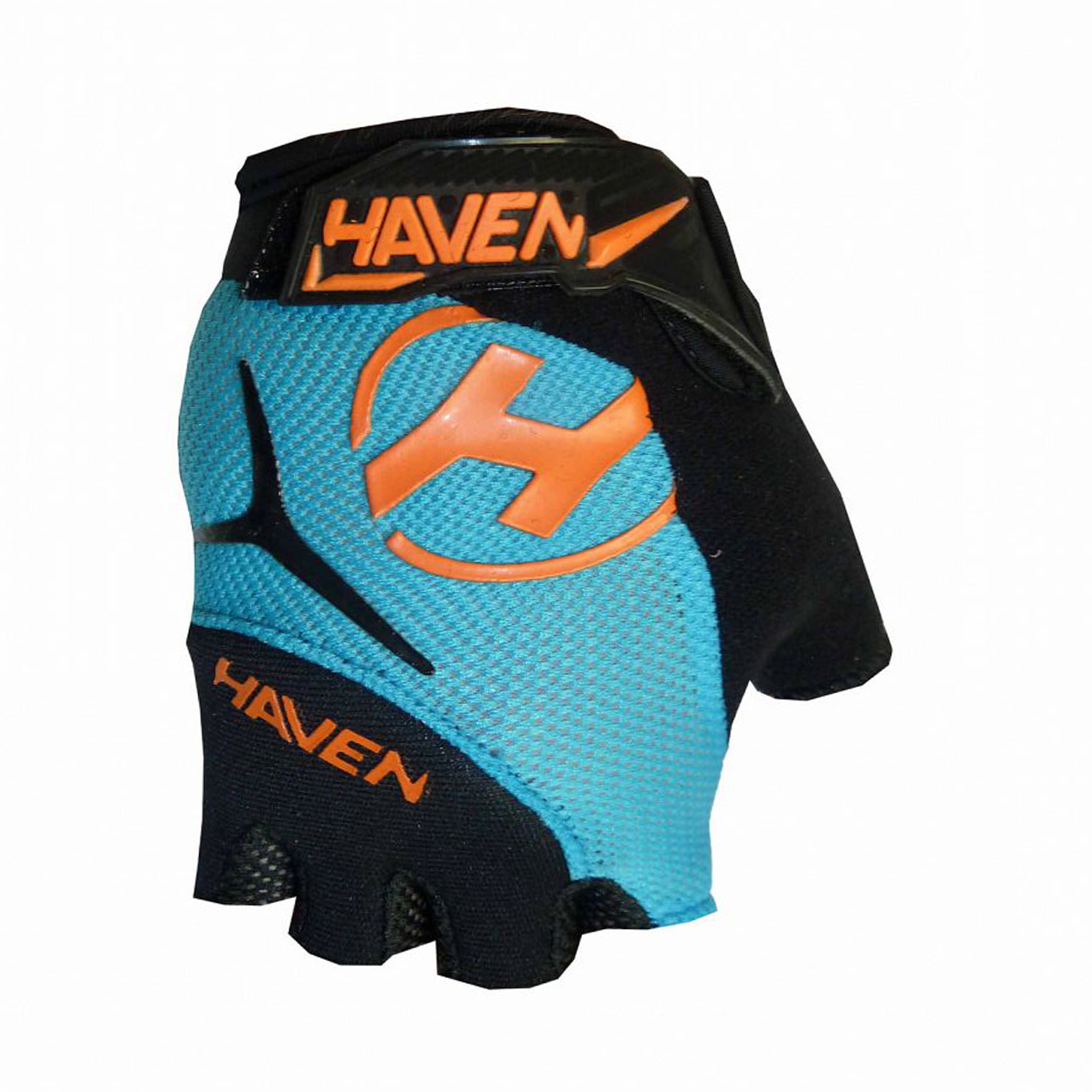 
                HAVEN Cyklistické rukavice krátkoprsté - DEMO KIDS - modrá/oranžová 3 (8-9Y)
            