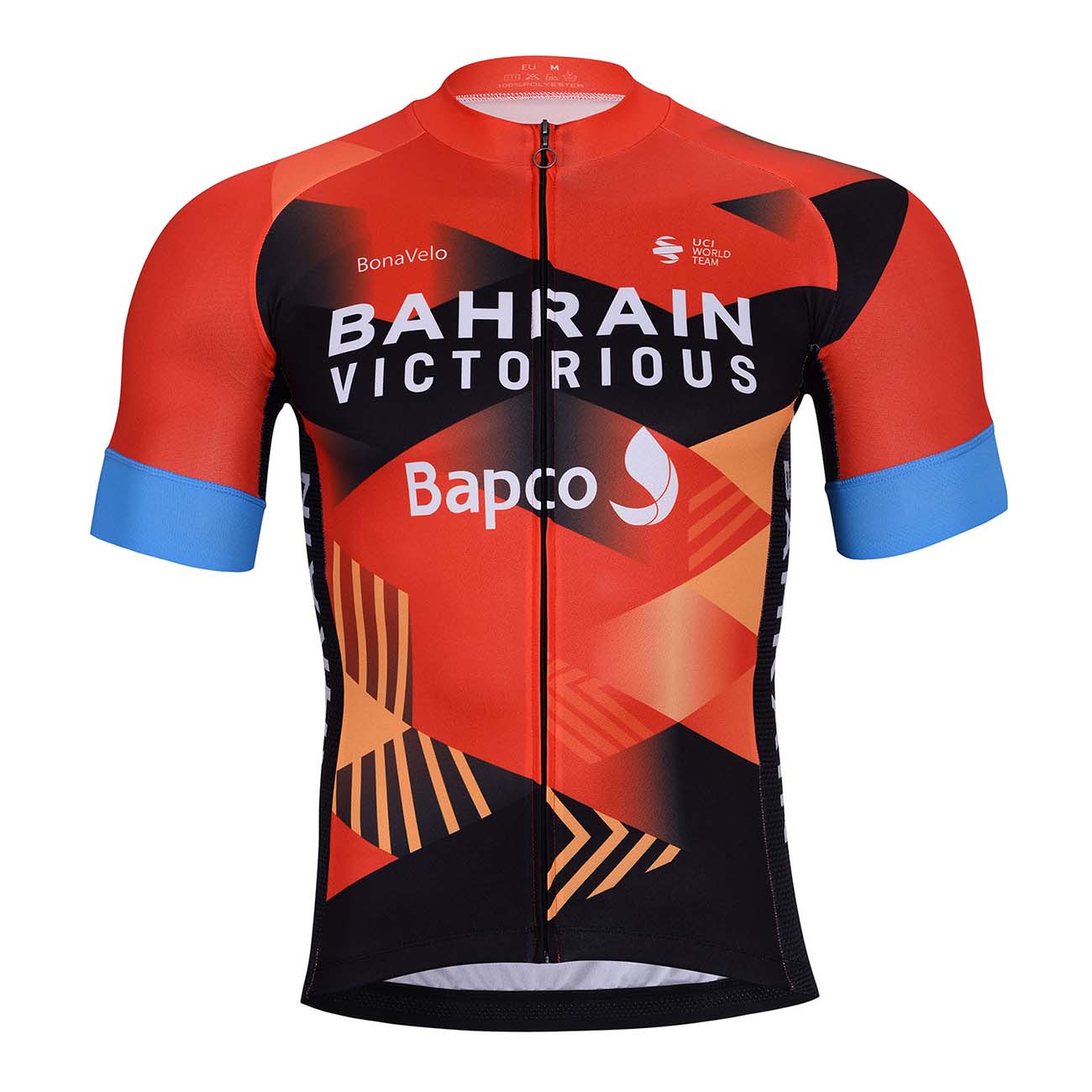 
                BONAVELO Cyklistický dres s krátkým rukávem - B.VICTORIOUS 2023 - černá/červená XS
            