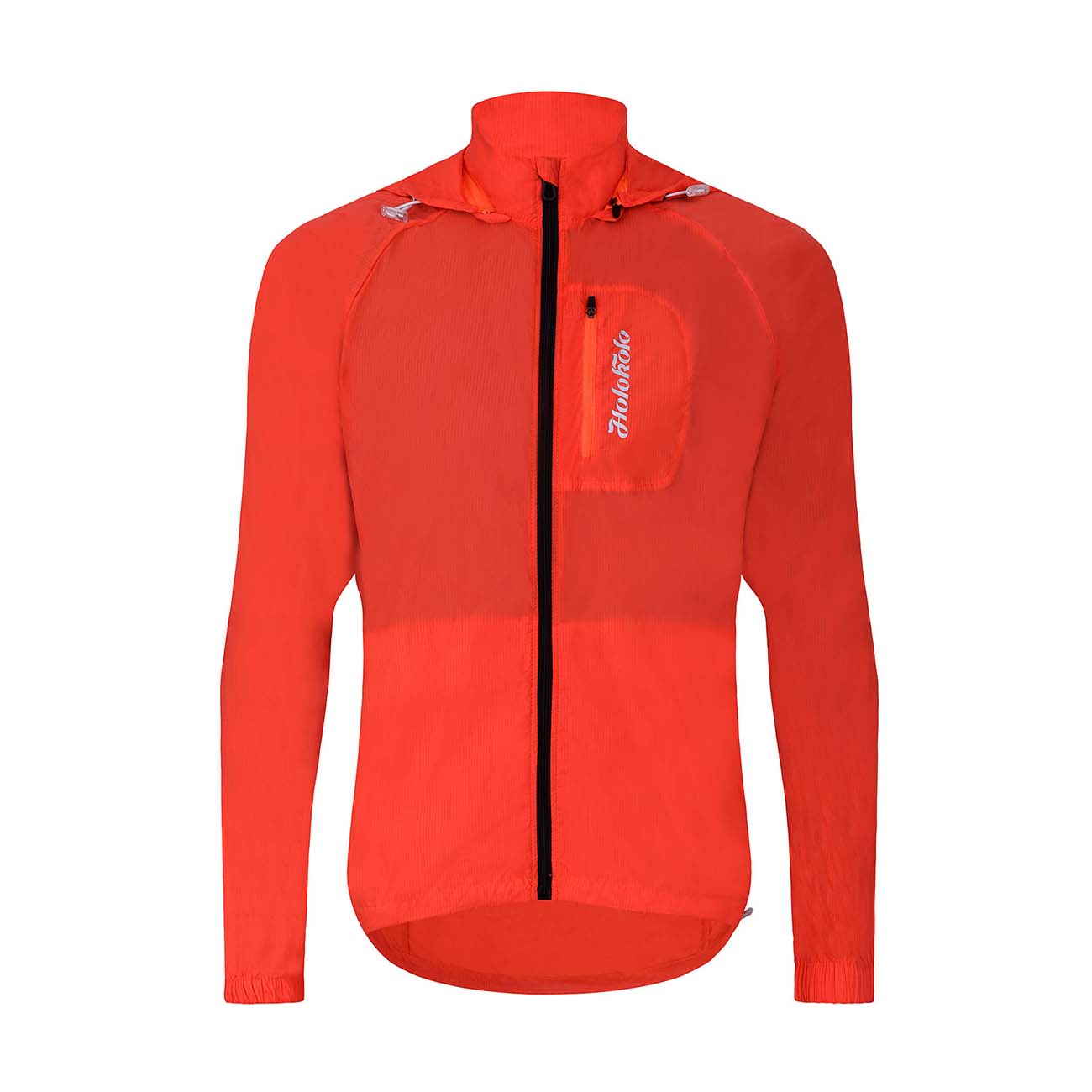 
                HOLOKOLO Cyklistická větruodolná bunda - WIND/RAIN - červená L
            
