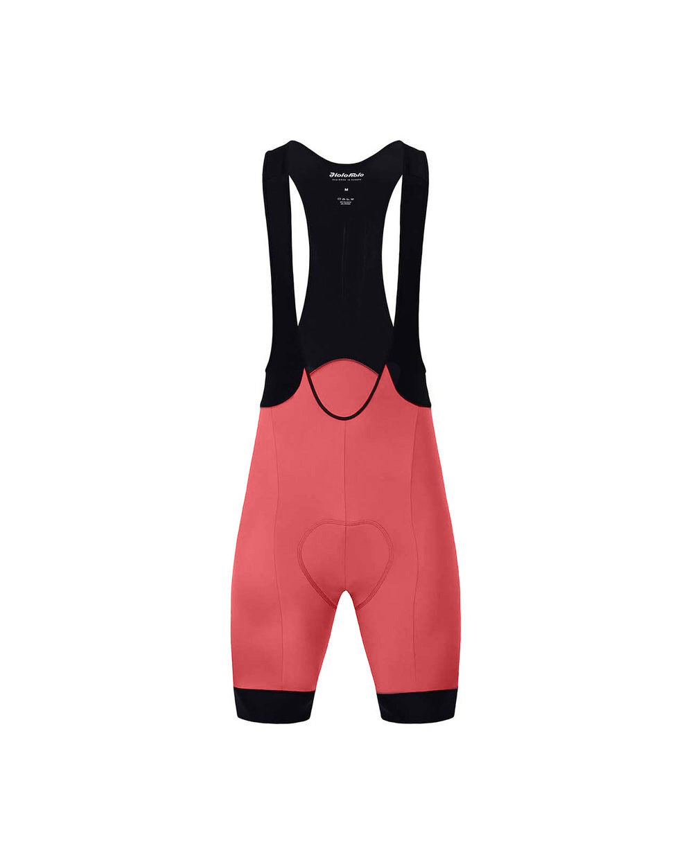 
                HOLOKOLO Cyklistické kalhoty krátké s laclem - ELITE - černá/červená 2XL
            